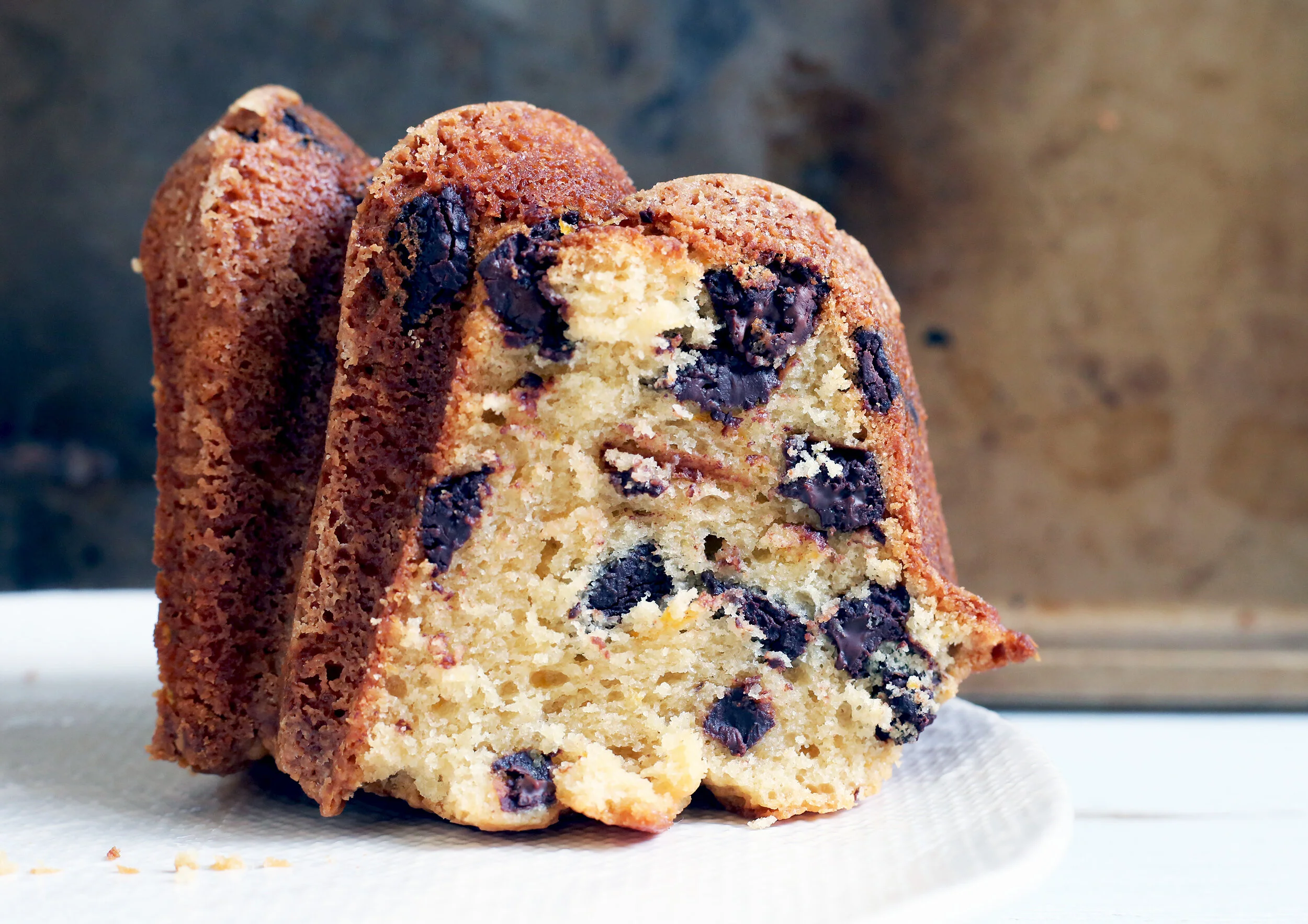 DARK CHOCOLATE ORANGE SOUR CREAM CAKE — 600 ACRES
